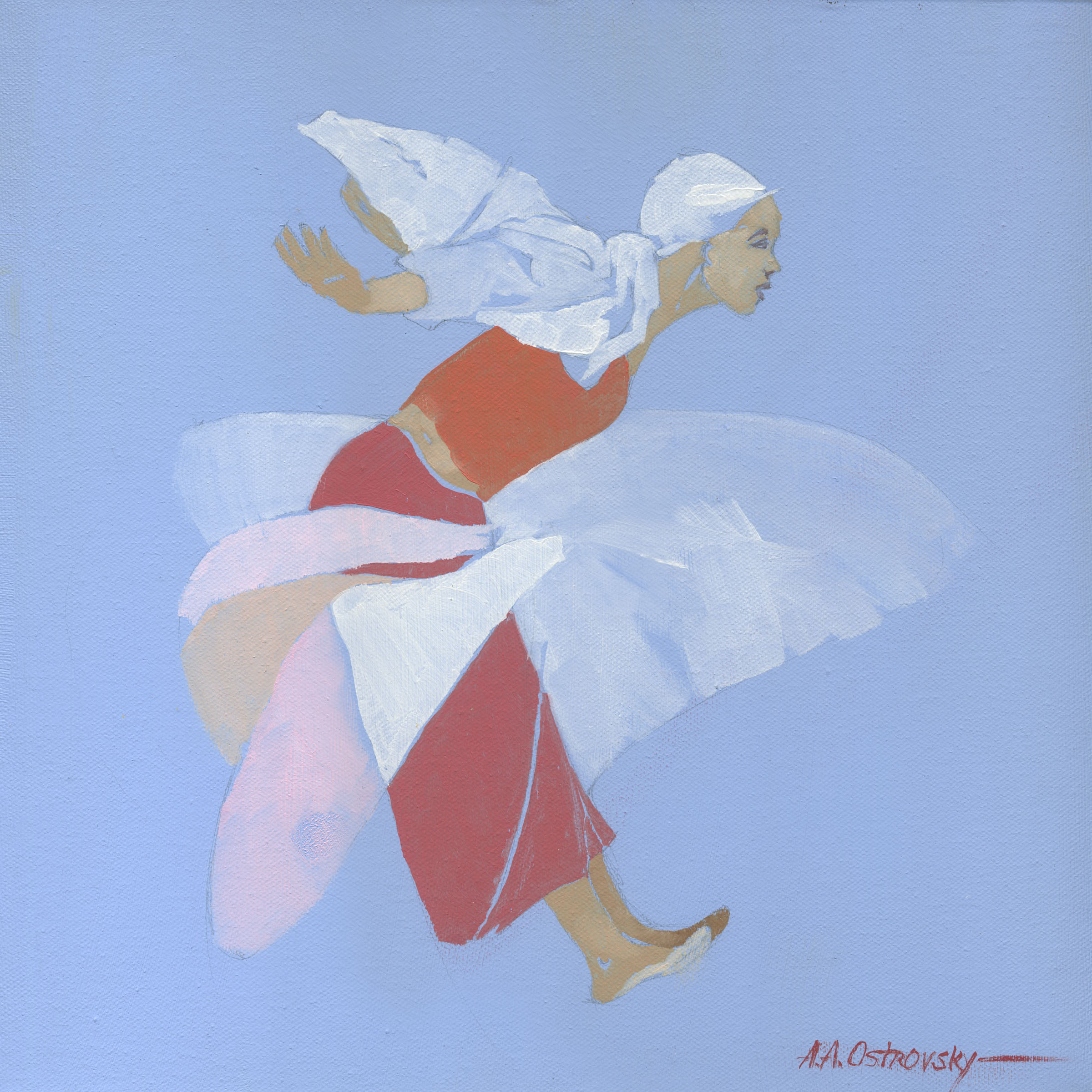 Light Blue Dancer Study