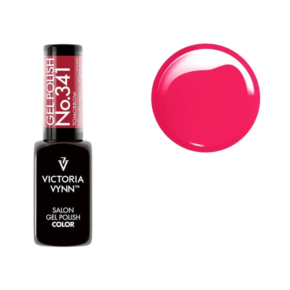 Esmalte Victoria Vynn No.341, cor rosa vibrante