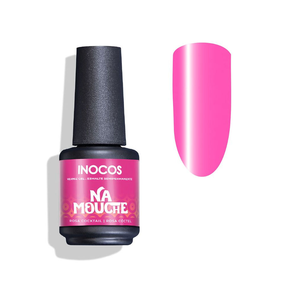 Esmalte em gel rosa, Inocos Na Mouche