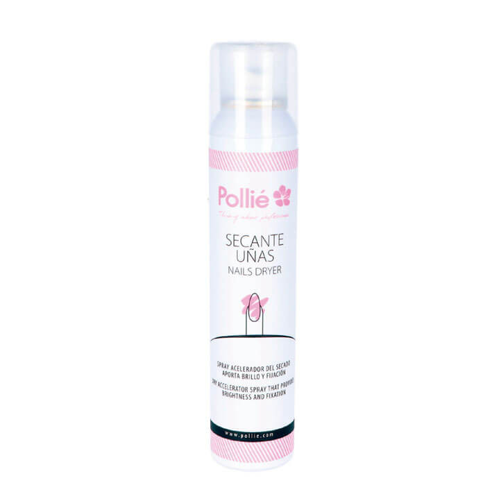 Spray secante de unhas Pollié: brilho e fixação