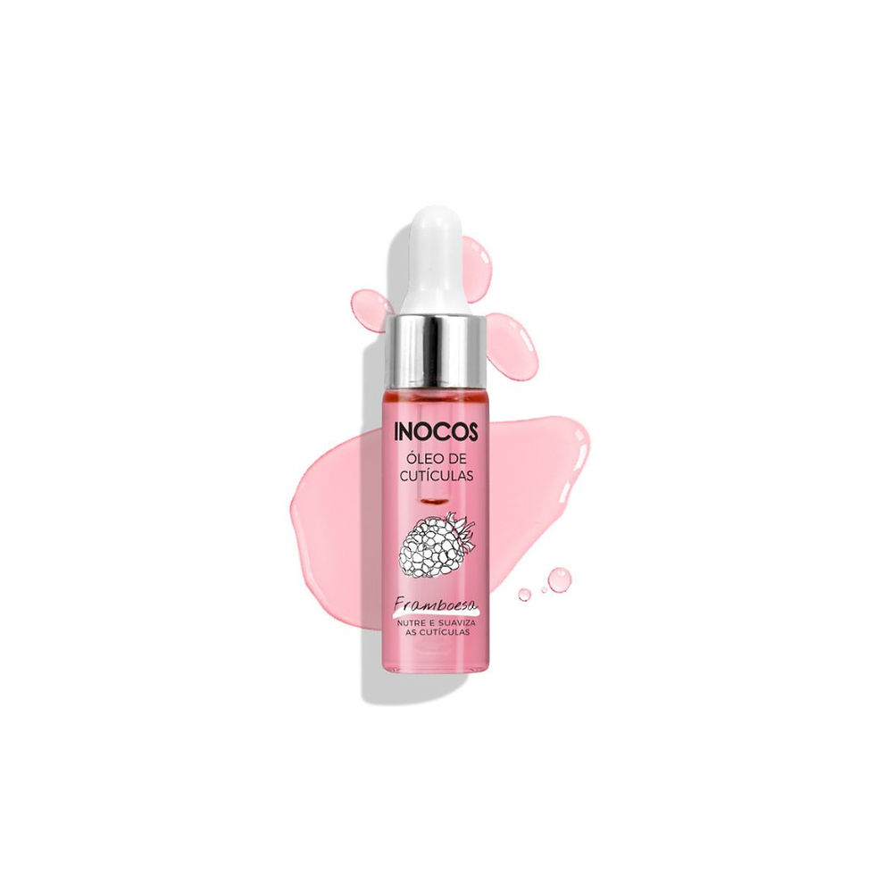 Soro facial MOOD, produto de beleza, rosa claro.