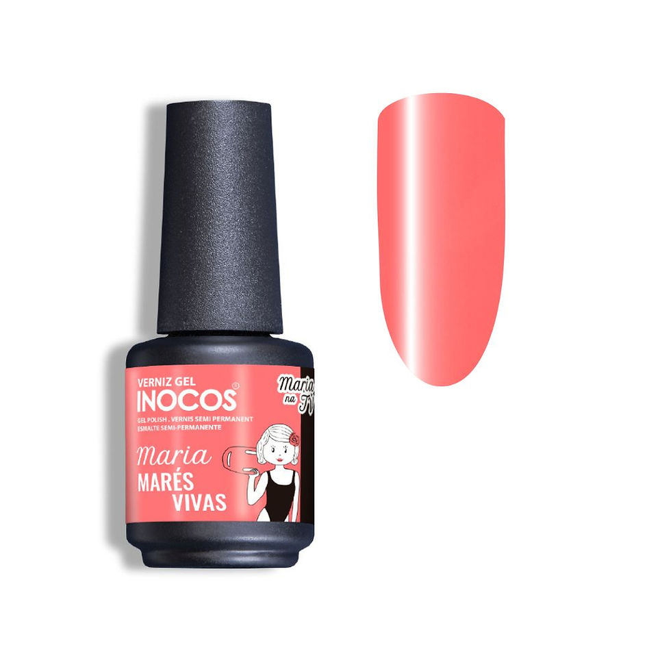 Esmalte coral Nocoss, efeito perolado