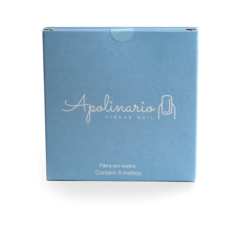 Caixa Apolinário Fibras Nail: Fibra em metro, contém 5 metros