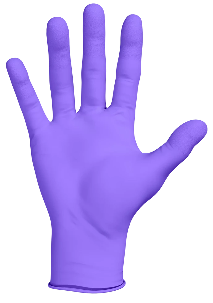 Luva de Nitrilo Purple Tamanho M | Caixa 100 unidades