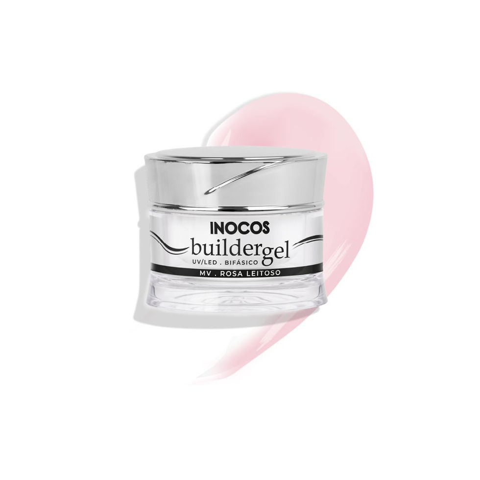 Potinho de INOCO BUILDER GEL, cor rosa