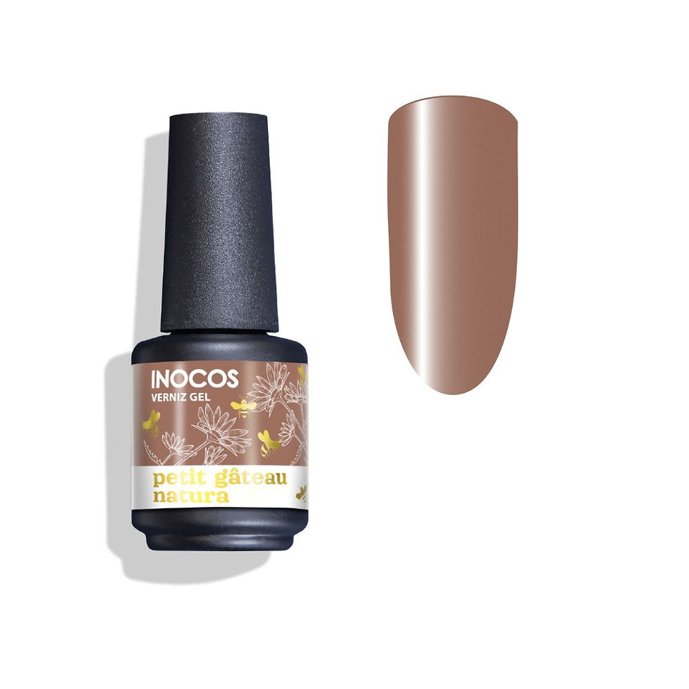 Esmalte Inocos Bege: cor e frasco
