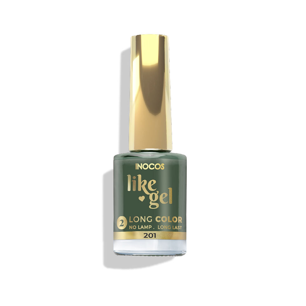 Esmalte Like Gel Inocos 201 Verde Hortelã, longa duração
