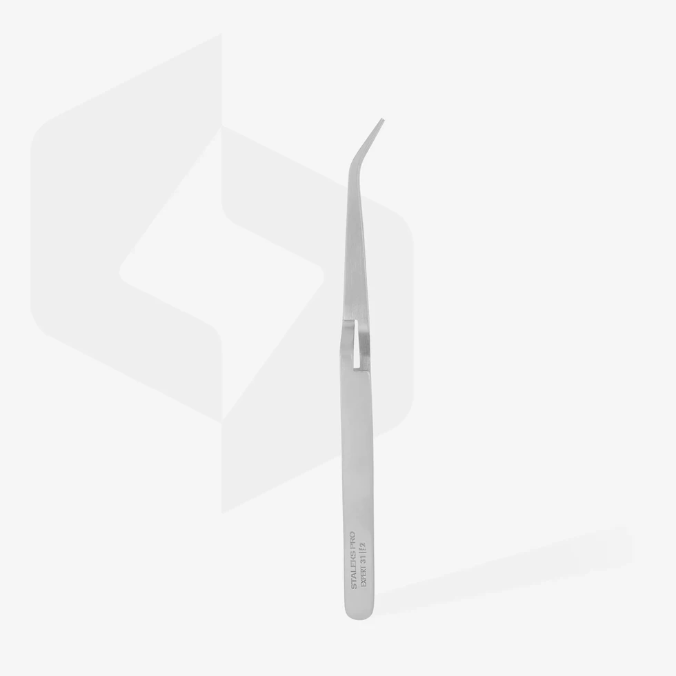 Pinça curva Staleks Mini 100/180 para unhas, ferramenta de precisão Ideal Produtos