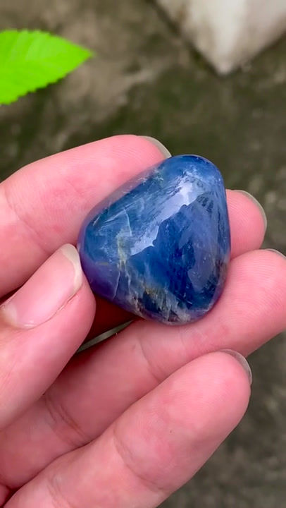 Thumbnail: Certified-No Heat-Blue Color 140.65 Ct Natural Blue Sapphire Cabochon