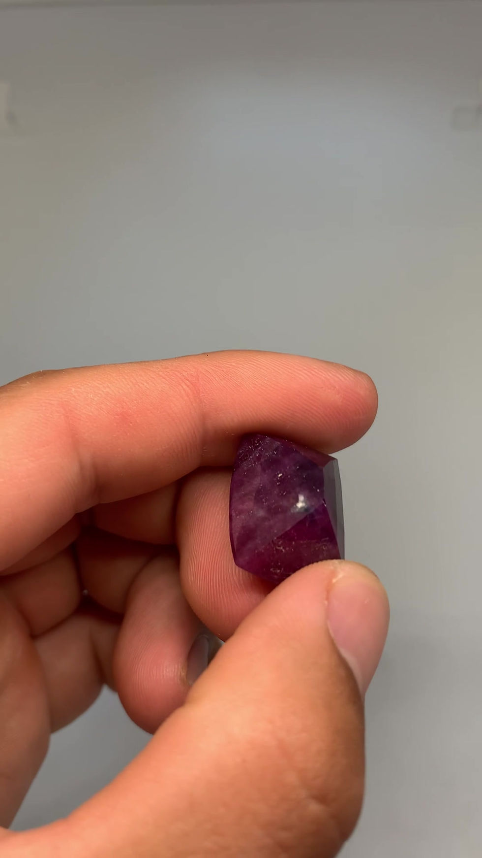 Thumbnail: 46.15ct Purple/Pink/Red Cushion Cut Ruby