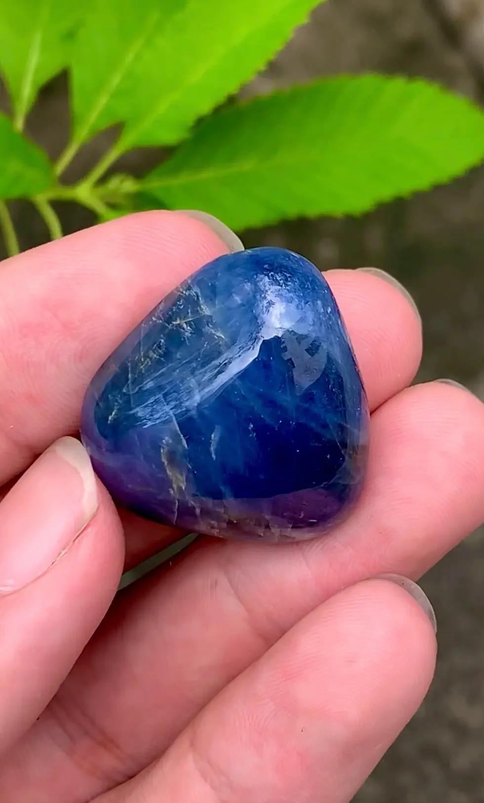 Thumbnail: Certified-No Heat-Blue Color 140.65 Ct Natural Blue Sapphire Cabochon