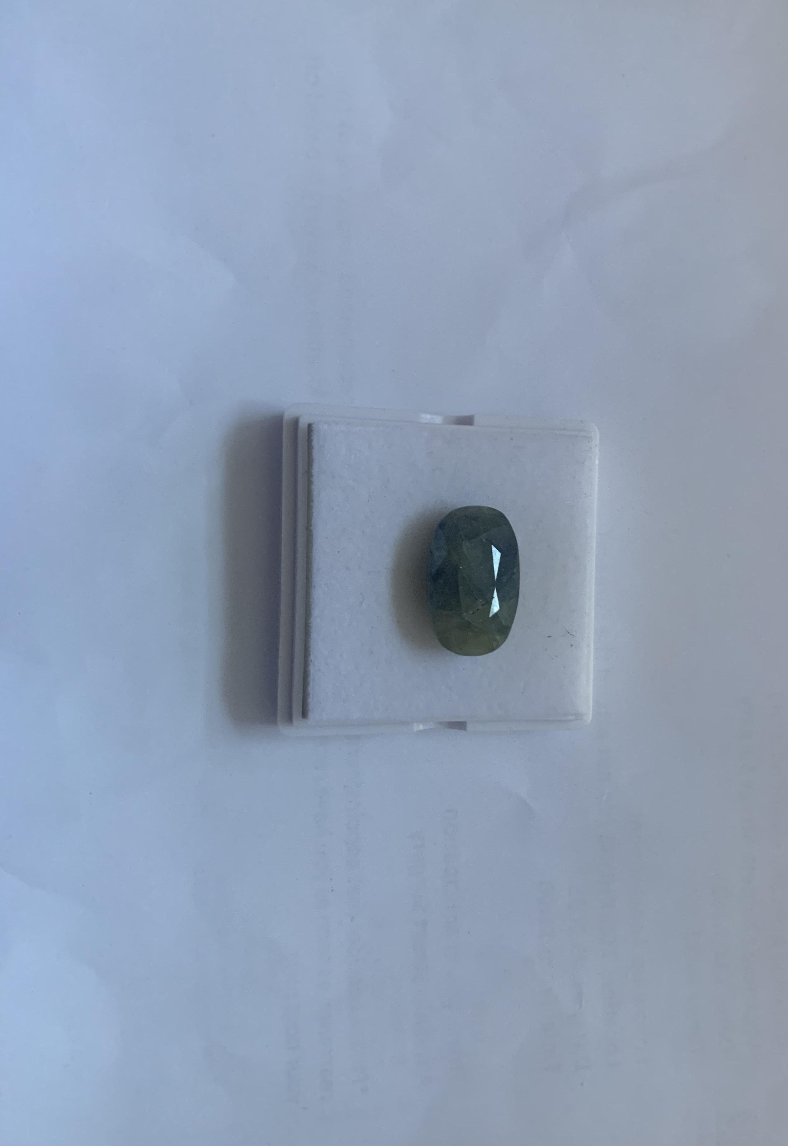 38.90ct Oval Parti Sapphire Untreated - Unheated - Not Filled