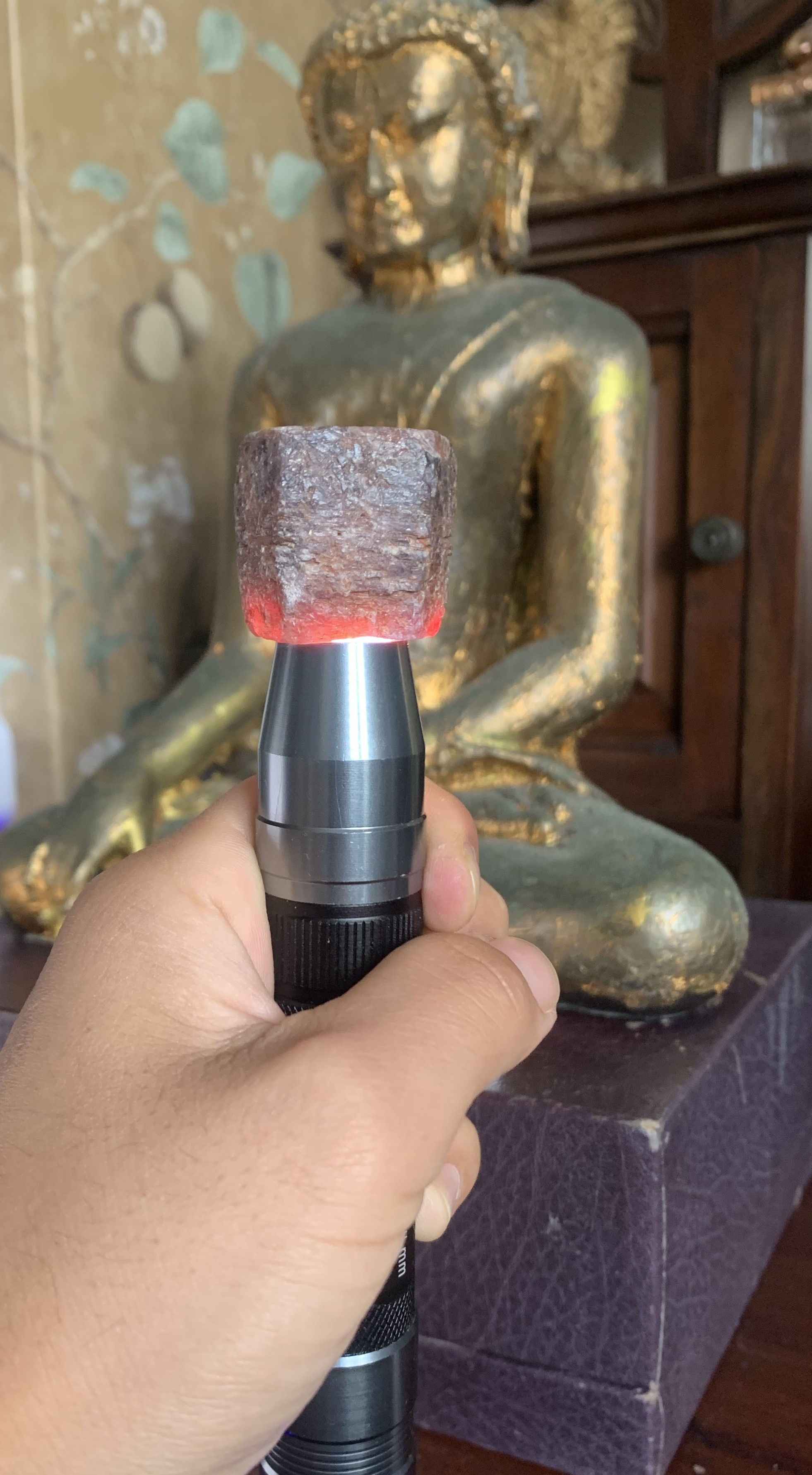 291ct Red/Orange Sapphire - Rough from Africa