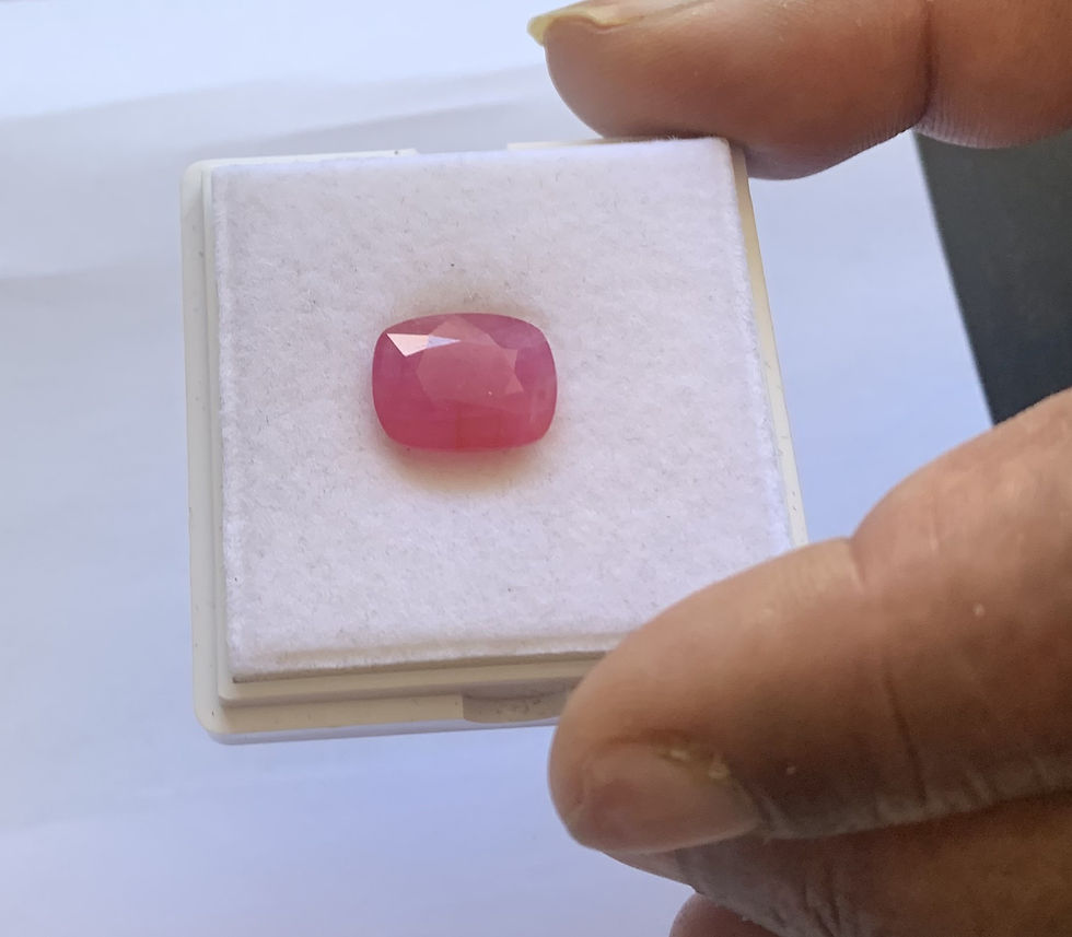Thumbnail: 12.15ct AAA Cushion cut Ruby - No Treatments