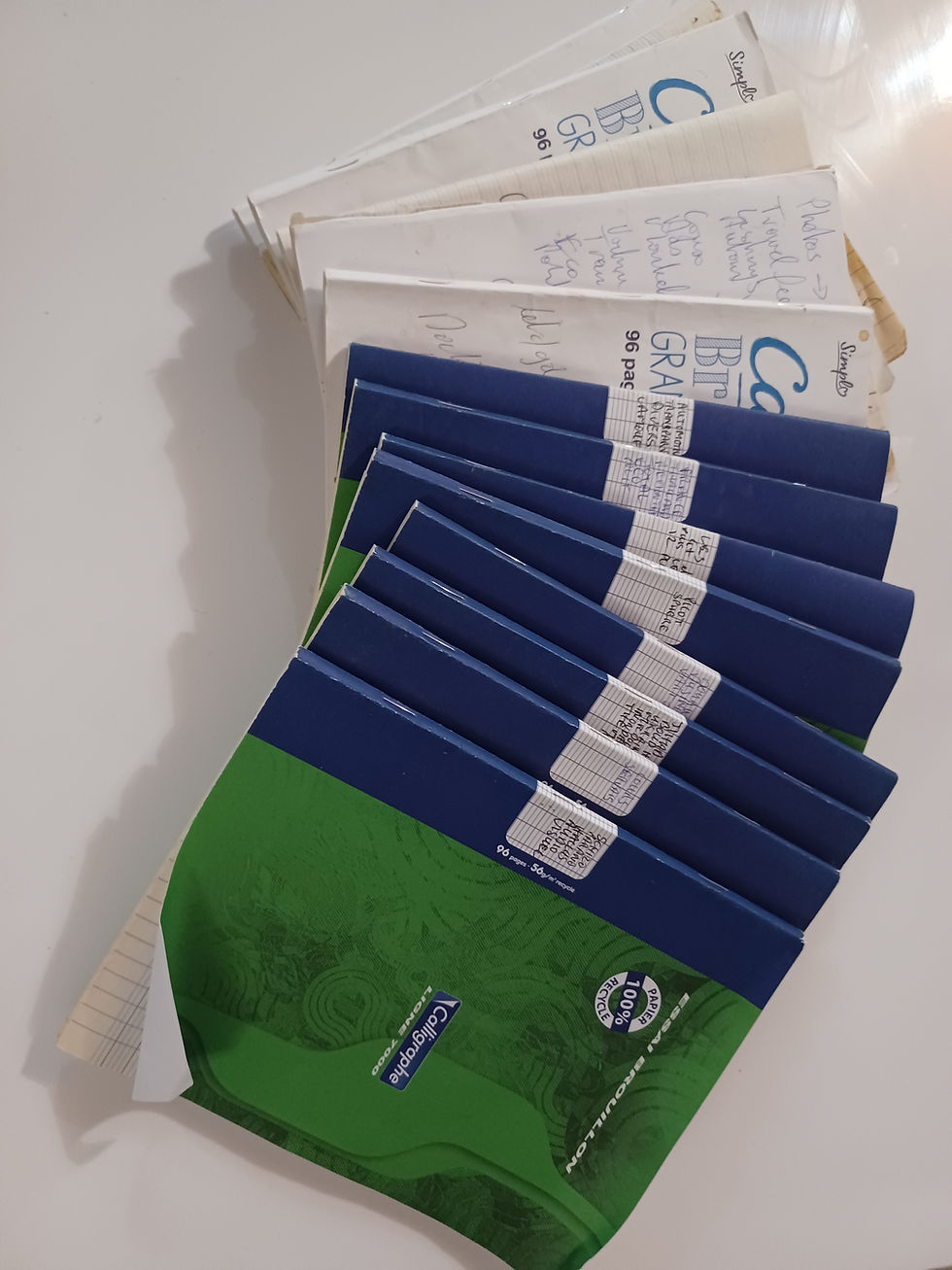 Stack of printed creative memoirs available to read online