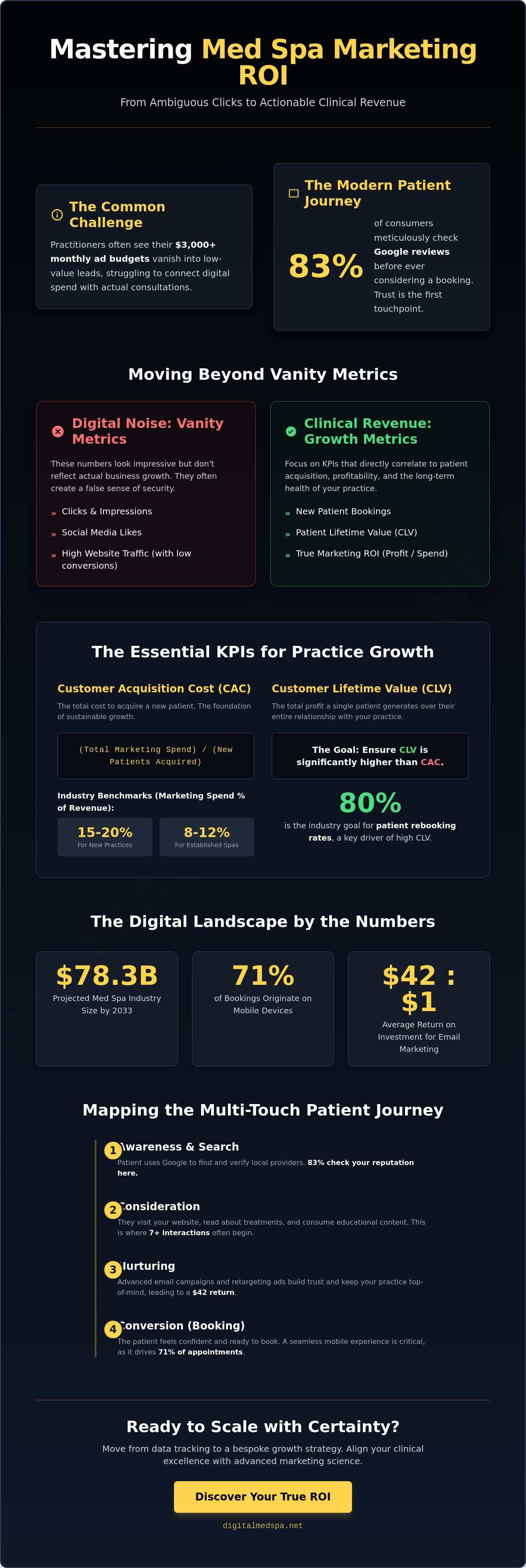 Calculating med spa marketing ROI