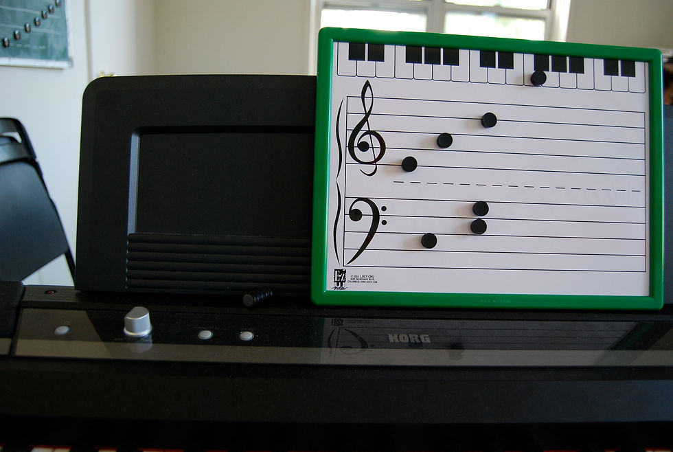 The magnetic music board