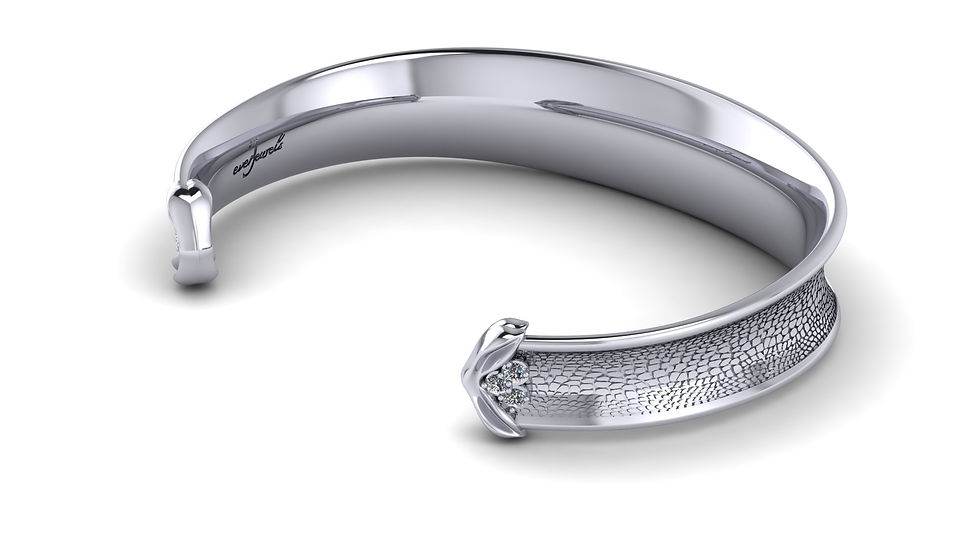 Thumbnail: mens white gold zodiac bracelet