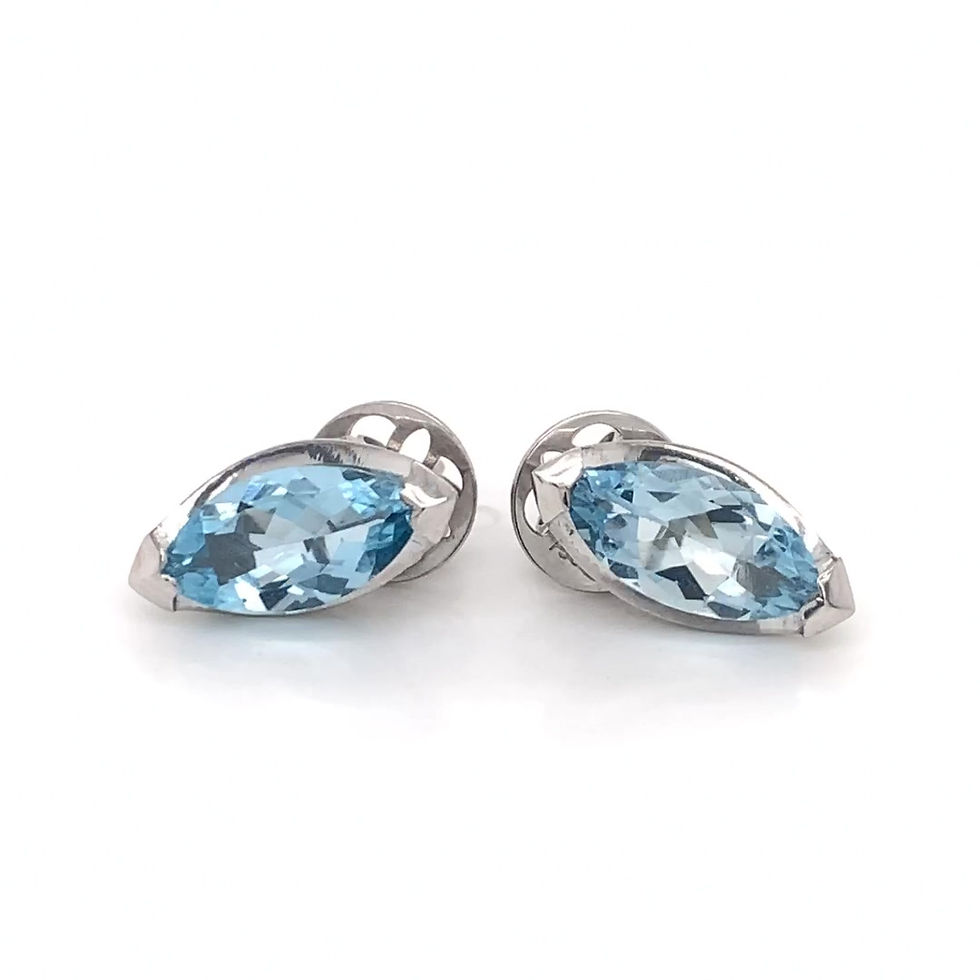 Thumbnail: aqua earrings