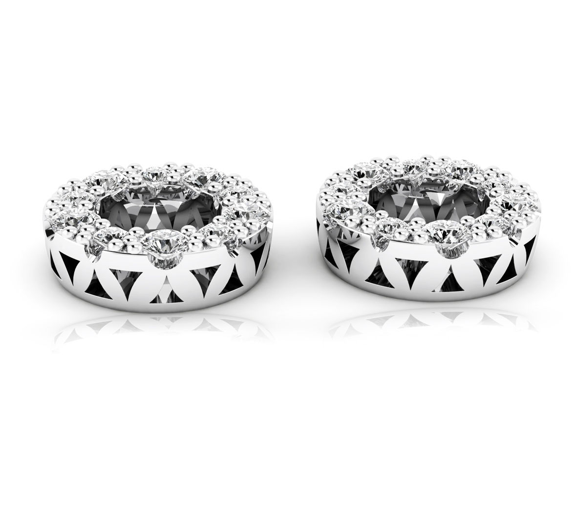 diamond stud earrings
