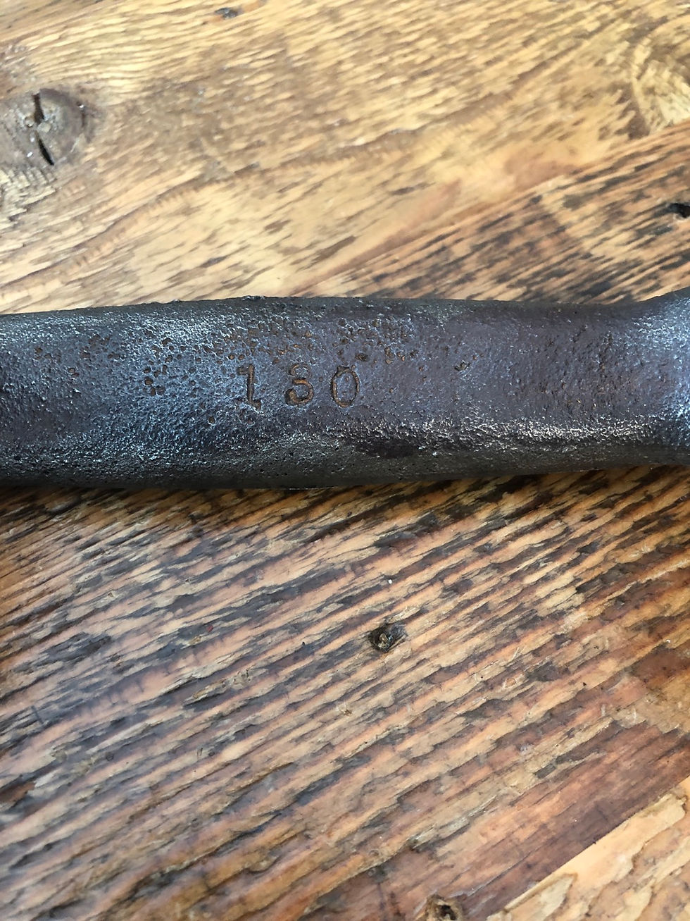 Thumbnail: Meticulous 8" Antique Iron Barn Door Handle & Pocket Pull Set With Hardware OLD