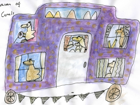 A Caravan of Camels