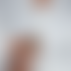 woman in a white angora sweater.