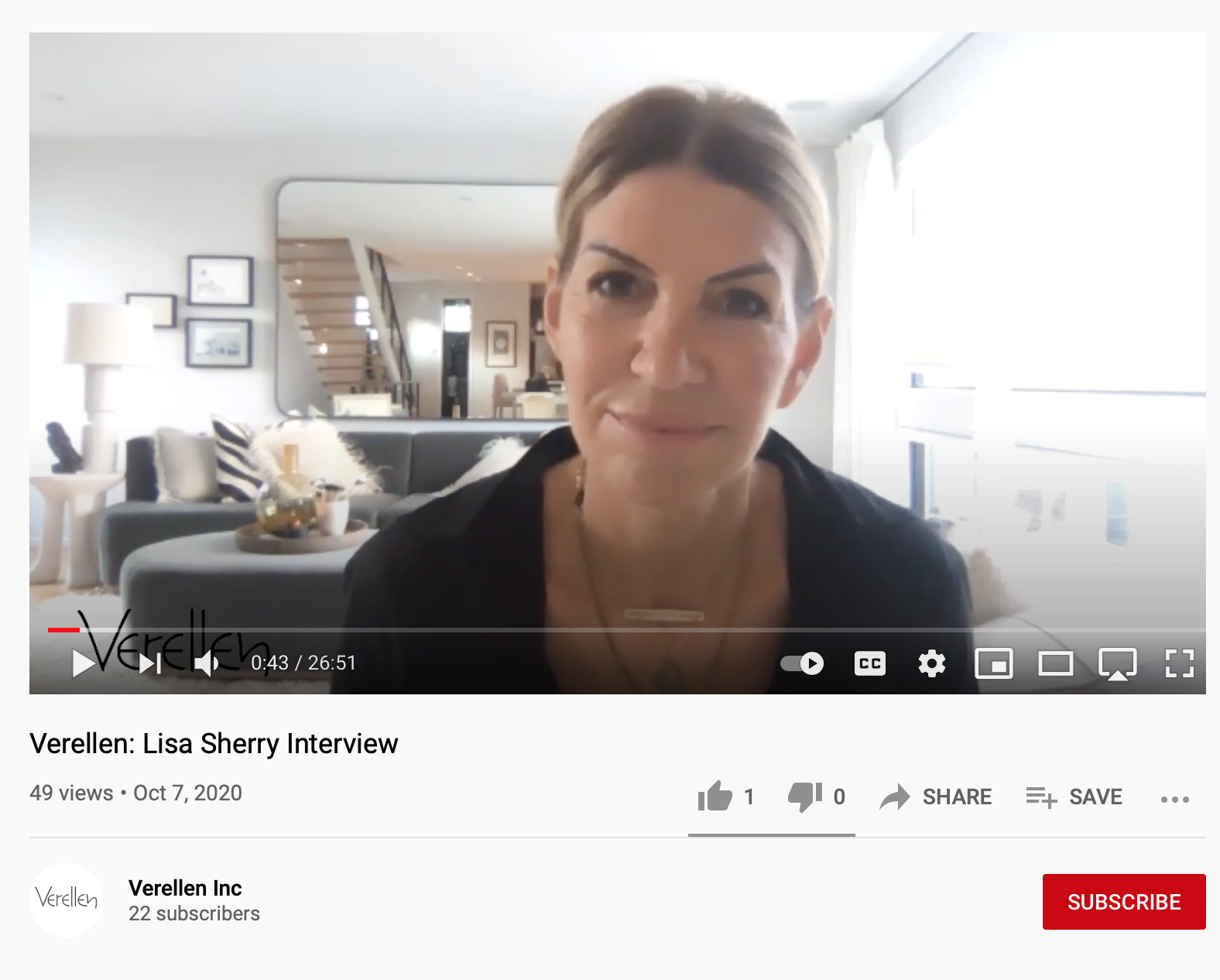Verellen: Lisa Sherry Interview