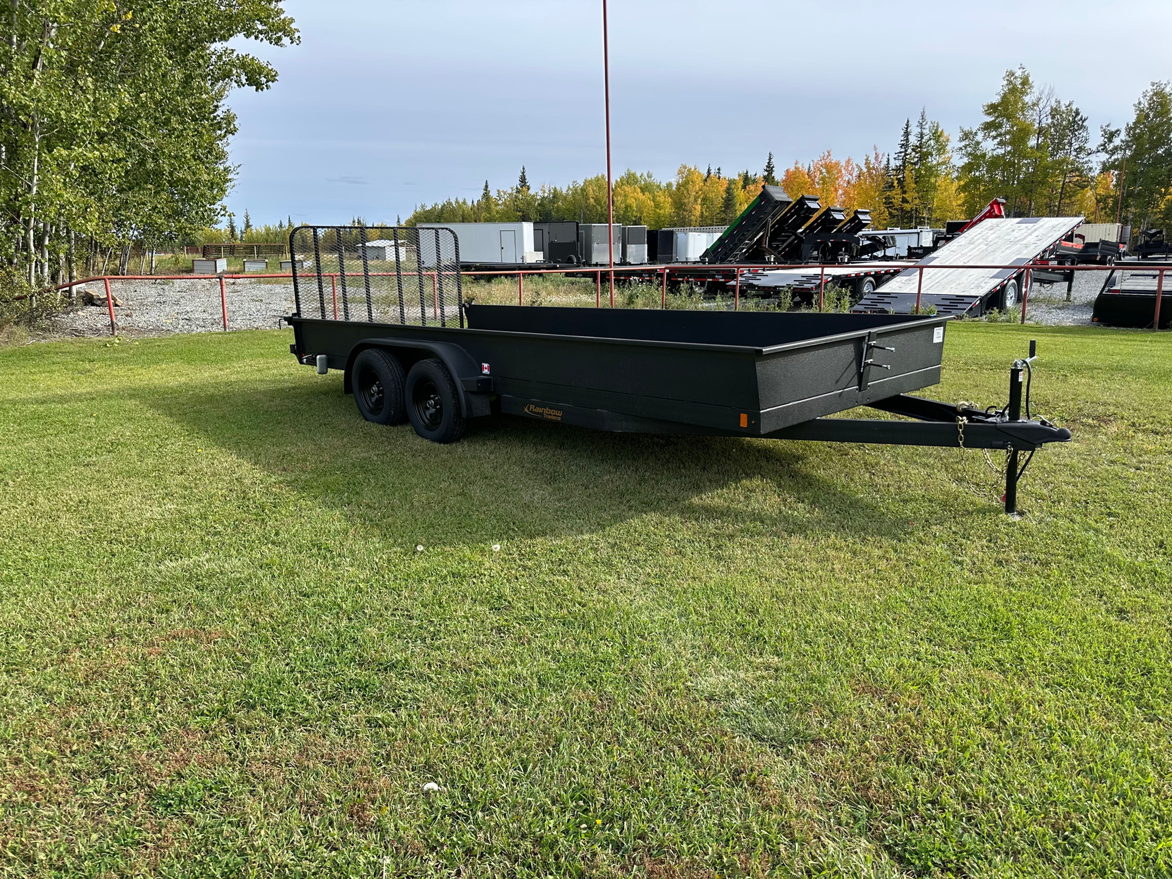 18' Utility Trailer With Solid Sides