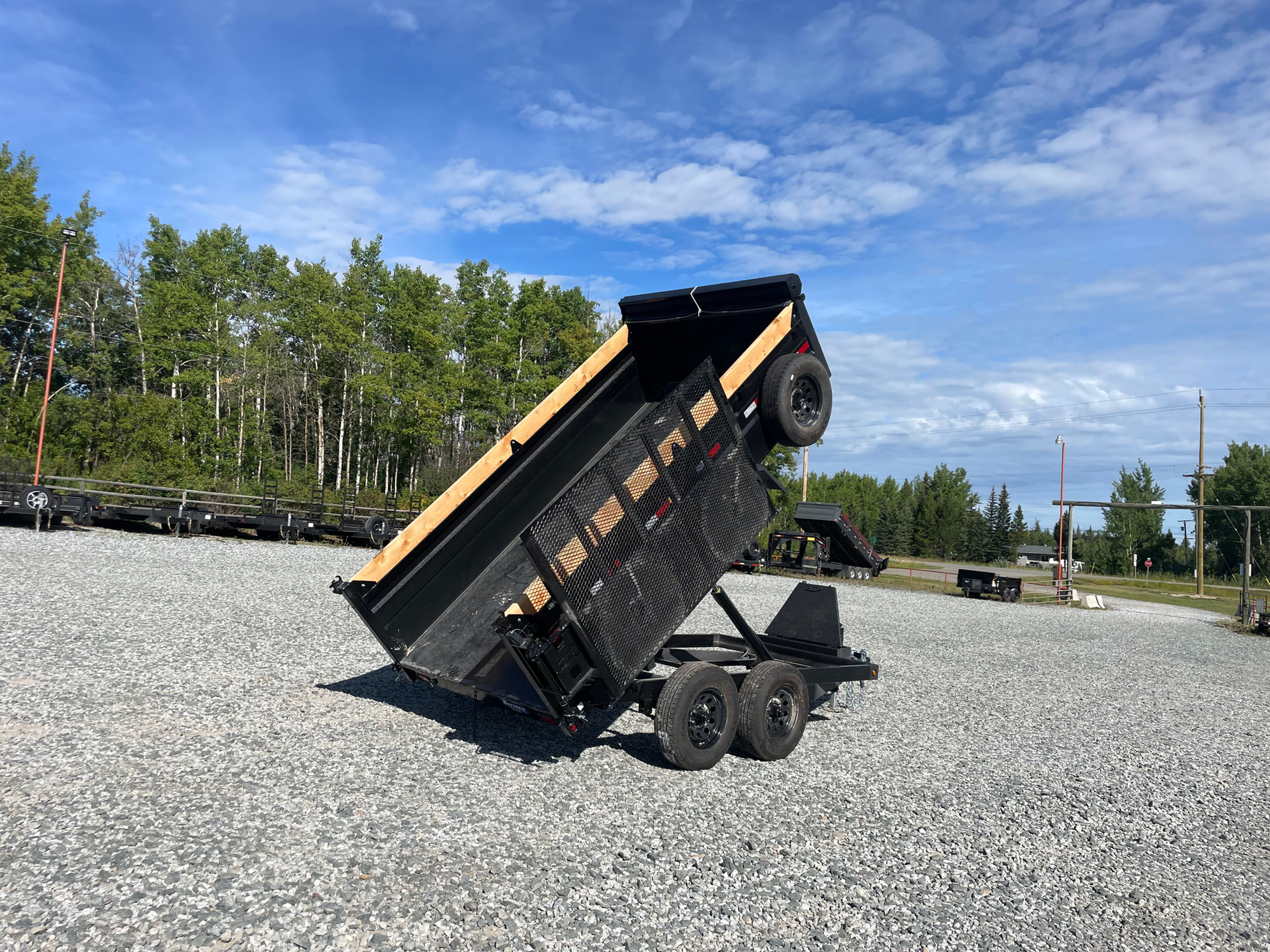 6' x 12' Precision Dump Trailer 9900 LB G.V.W.