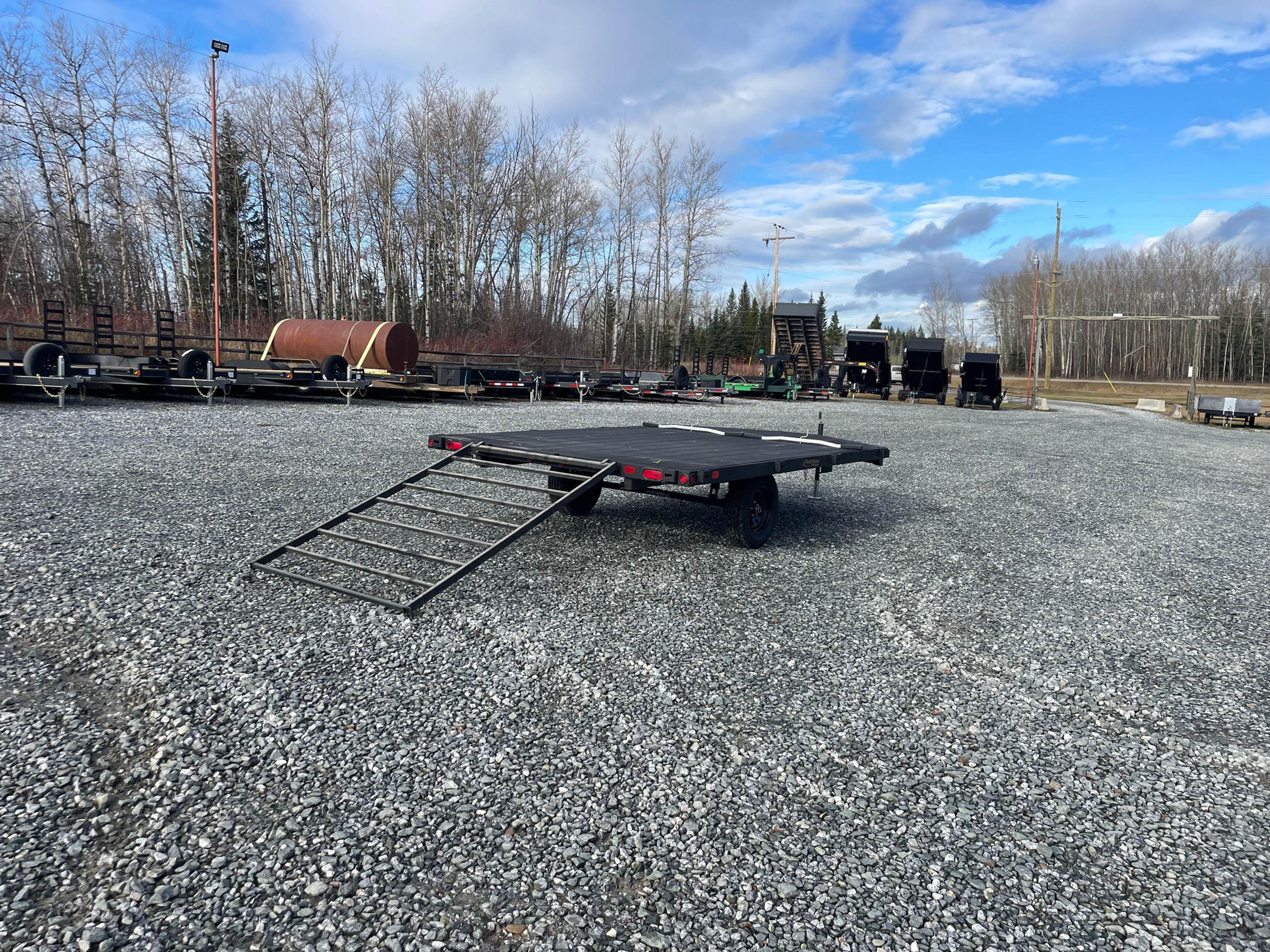 12' 2 Place Sled Trailer