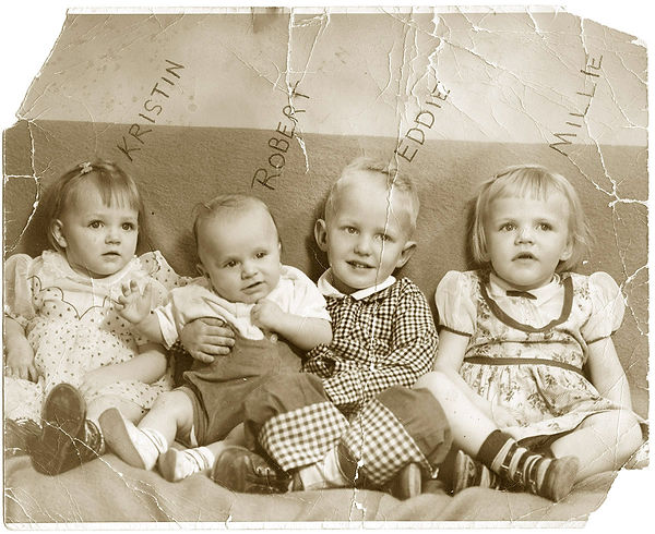 Photo restoration | 4 kids
