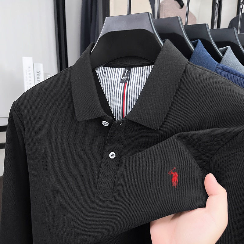 Thumbnail: 100% cotton spring and autumn new men's long sleeved casual comfortable fashion 