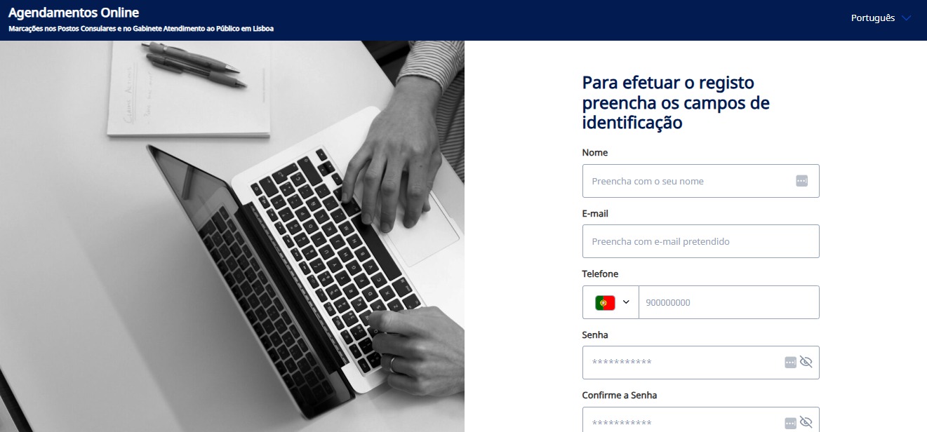 Agendamento Consulado Português