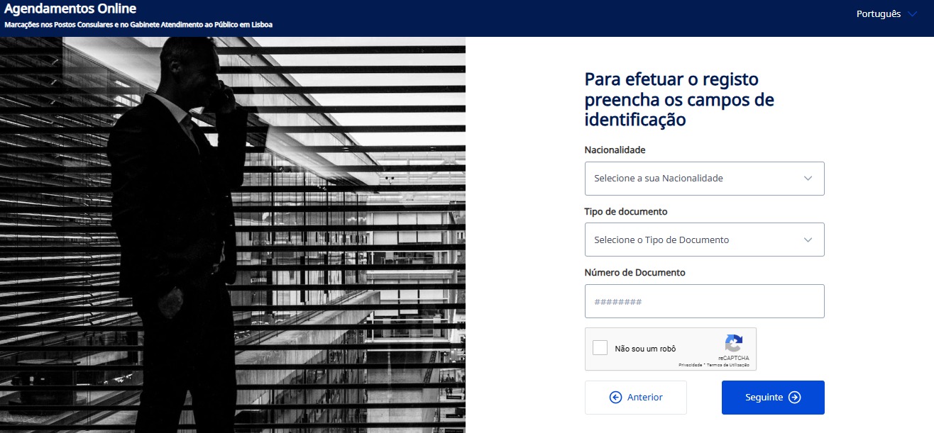 Agendamento Consulado Português