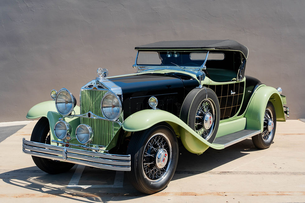 1930 Willys-Knight 66B ‘Great Six Plaidside Roadster’ 