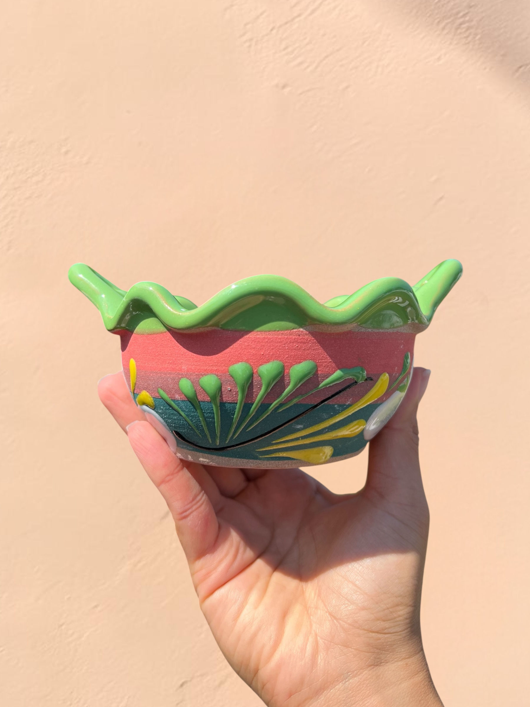 Flor De Cactus Raíces Cazuela Candle - 8oz