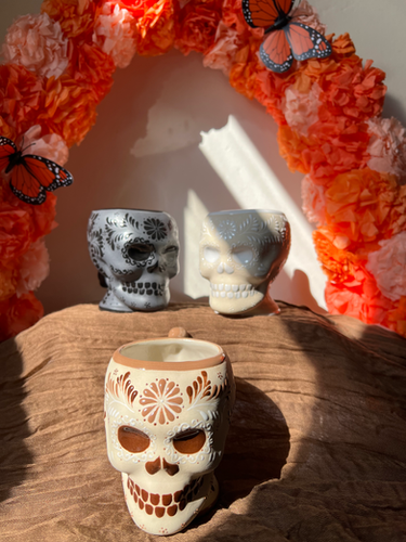 Calavera Mugs - 9oz (Candle Free) | Mi Cultura Candle Shop