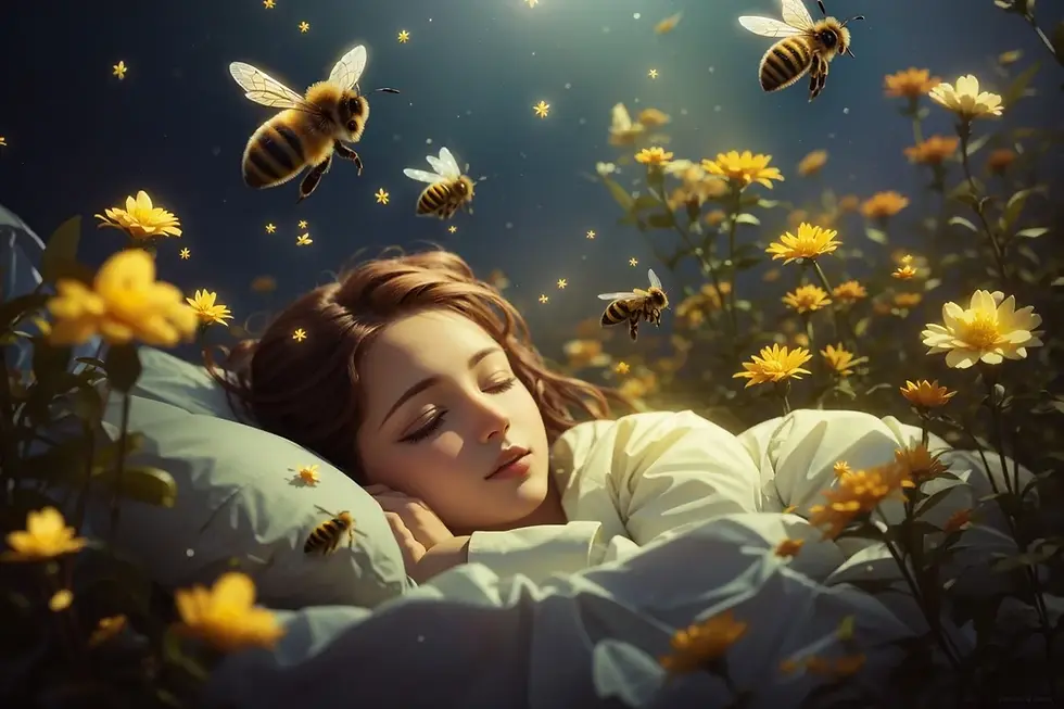 Dreaming about bees is usually a good thing