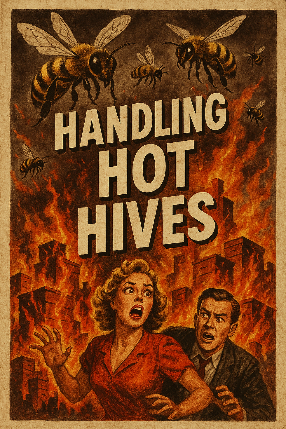 Movie poster "How to handle hot hives"