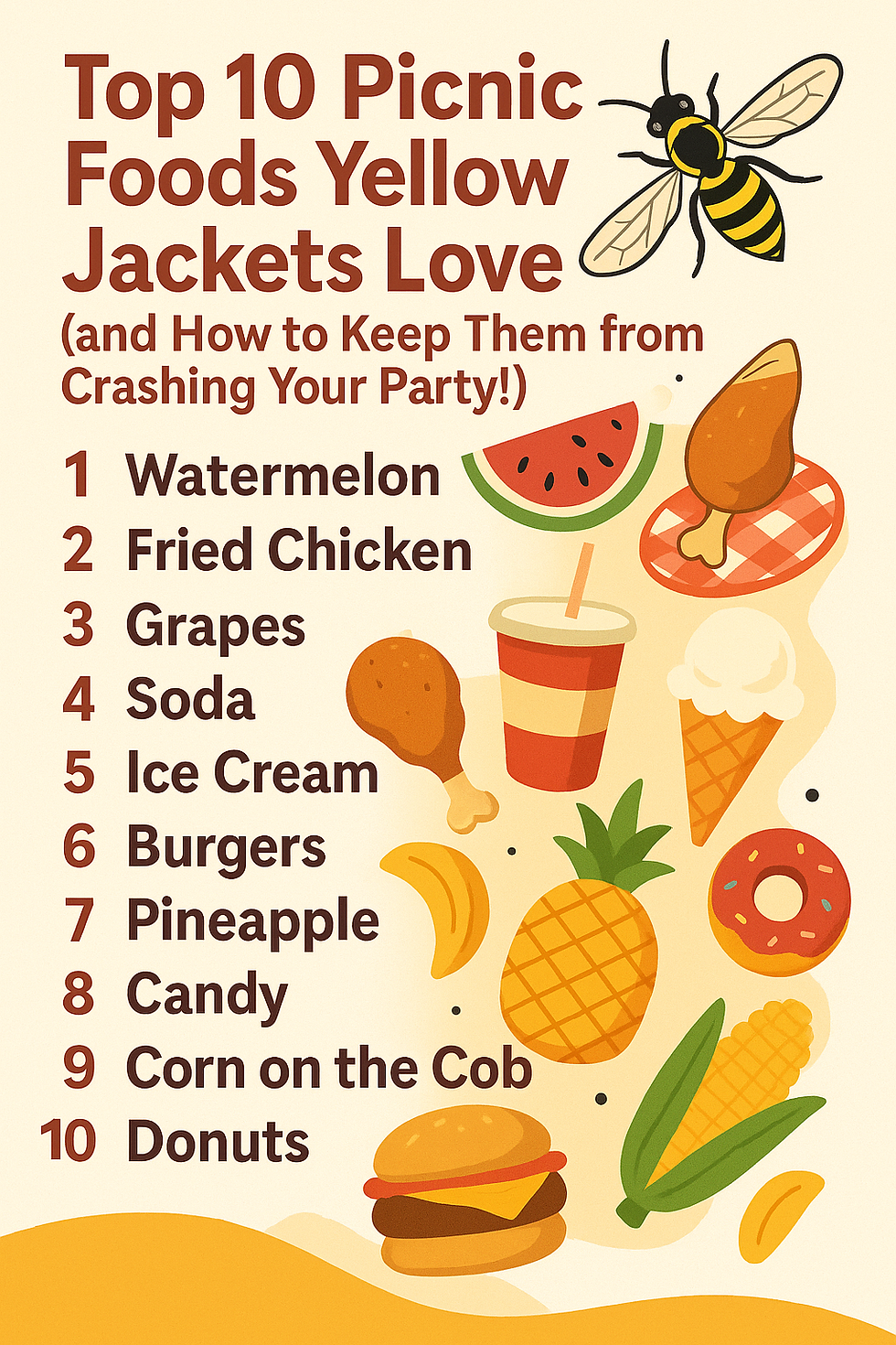 Yellowjacket picnic food favorites