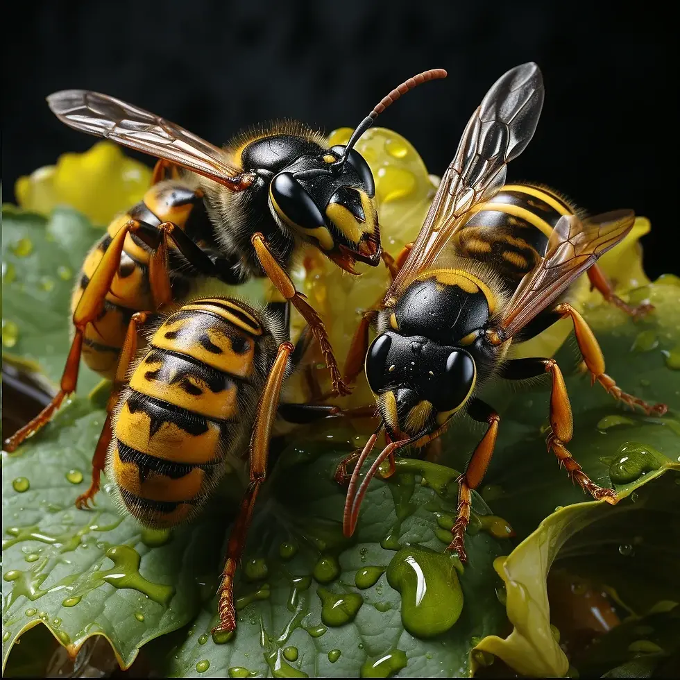 Wasps are very useful and play a role in the ecosystem