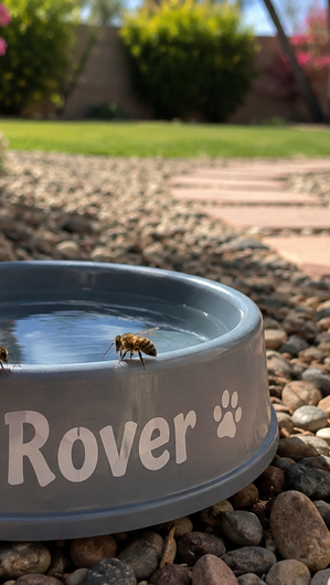 Why Are Bees in My Dog’s Water Bowl?