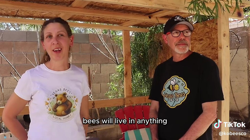 Betsy and Pete from Vegas Bees