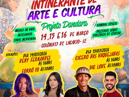 Feira Itinerante de Arte e Cultura leva música, formação e saberes populares à Colônia 13