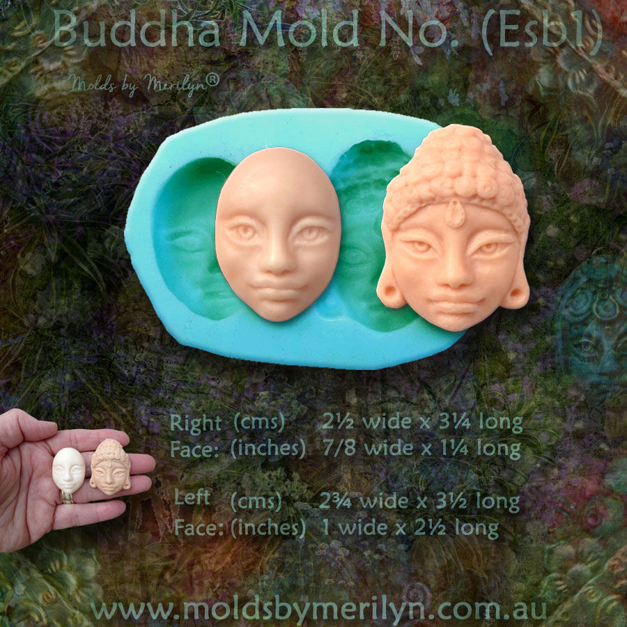 Thumbnail: Two Buddha style faces mold