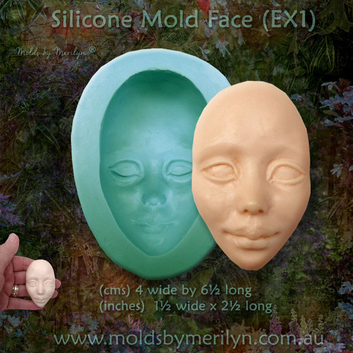 EX1Nordic style female face mold Molds by Merilyn