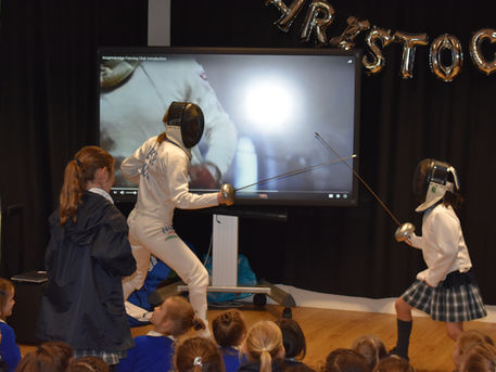Falcon School for Girls enjoyed a demo with Julianna as guest speaker