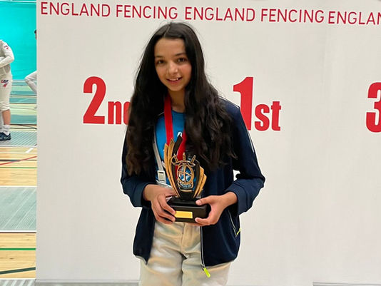 Lea Wins Gold at English Youth Champs U13