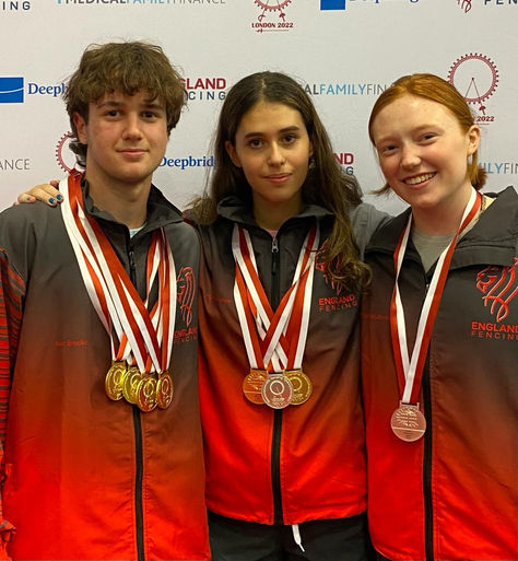 Medal shower! 7 gold and 2 silver at the 2022 Commonwealth Games.